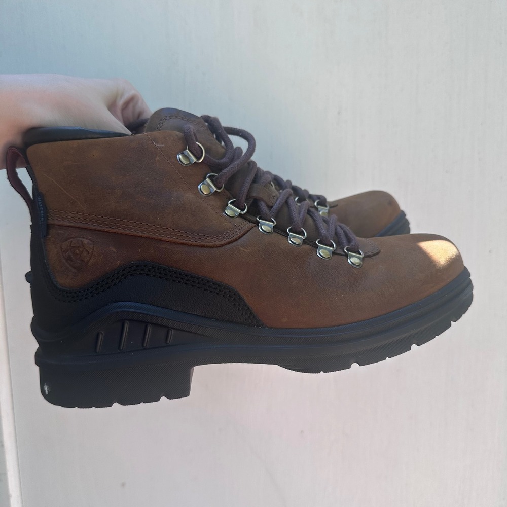 Ariat Terrain H2O Hiking Boots Brown Leather Waterproof 8B